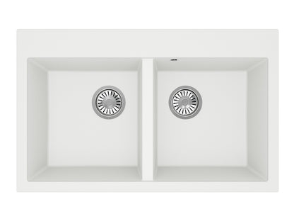 Zlewozmywak Kuchenny Granitowy - Martel 2k - 85 x 50 cm