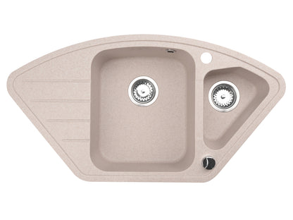 Zlewozmywak Kuchenny Granitowy - Merkury - 93 x 49 cm