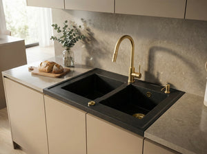 Zlewozmywak Kuchenny Granitowy - Grande - 80 x 60 cm