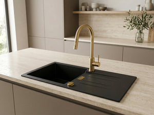 Zlewozmywak Kuchenny Granitowy - Atena 76 - 76 x 44 cm