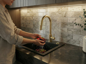 Zlewozmywak Kuchenny Granitowy - Rigo - 48,5 cm x 40,5 cm