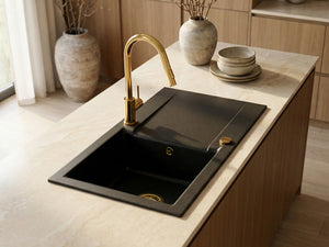 Zlewozmywak Kuchenny Granitowy - Luna 76 - 76 x 44 cm