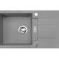 Zlewozmywak Kuchenny Granitowy - Atena 76 - 76 x 44 cm