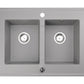 Zlewozmywak Kuchenny Granitowy - Grande - 80 x 60 cm