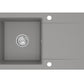 Zlewozmywak Kuchenny Granitowy - Luna 76 - 76 x 44 cm