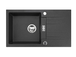 Zlewozmywak Kuchenny Granitowy - Atena 76 - 76 x 44 cm