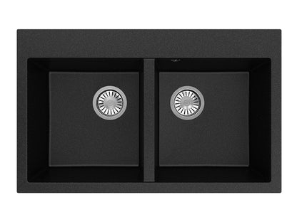 Zlewozmywak Kuchenny Granitowy - Martel 2k - 85 x 50 cm