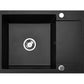 Zlewozmywak Kuchenny Granitowy - Cordeo 70 - 70 x 50 cm