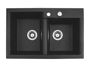 Zlewozmywak Kuchenny Granitowy - Estein 2k - 78 x 50 cm