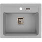 Zlewozmywak Kuchenny Granitowy - York - 59 x 50 cm