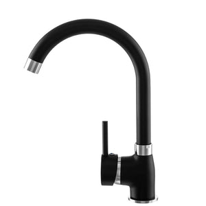 Bateria kuchenna zlewozmywakowa Algea - Czarny mat