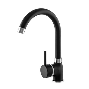 Bateria kuchenna zlewozmywakowa Algea - Czarny mat