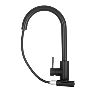 Bateria kuchenna zlewozmywakowa Julia - Czarny mat