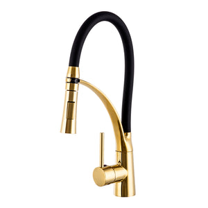 Bateria kuchenna zlewozmywakowa Pelican - Złoto