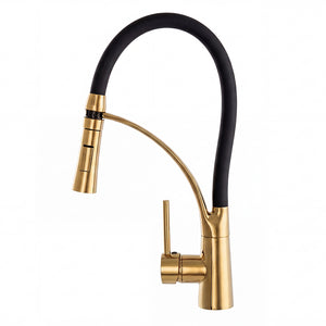 Bateria kuchenna zlewozmywakowa Pelican - Złoto