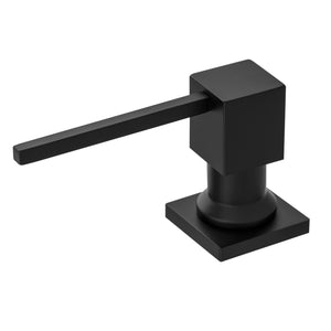 Dozownik do zlewozmywaka na płyn mydło - 300 ml - Czarny