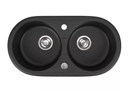 Zlewozmywak Kuchenny Granitowy - Libra - 79 x 42,5 cm