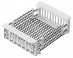 Ociekarka Teleskopowa Koszyk Stalowy - Biały