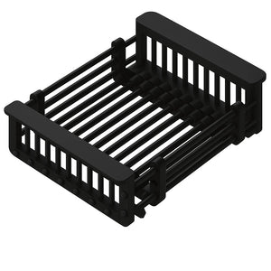 Ociekarka Teleskopowa Koszyk Stalowy - Czarny Mat