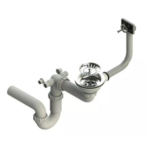 Syfon Jednokomorowy - Manualny - Chrom