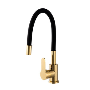 Bateria kuchenna zlewozmywakowa Flow Flex - Złoty