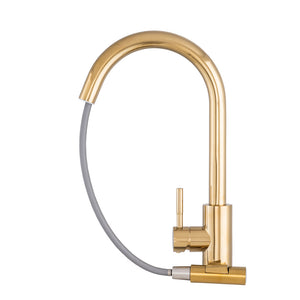 Bateria kuchenna zlewozmywakowa Julia - Złoto