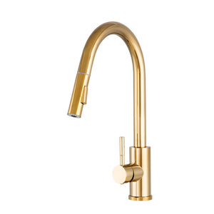 Bateria kuchenna zlewozmywakowa Julia - Złoto